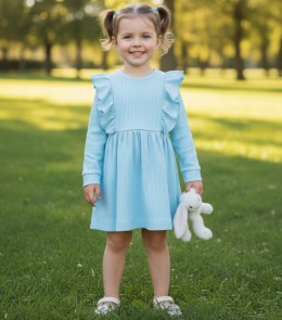 Сукня «Рюші» зелений (м'ятний/бірюзовий), 3-5-7-9 роки