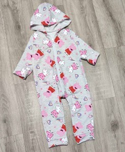 Чоловічок "Зірочки" сірий, дівчинка 6-9-18мес-3-5 років