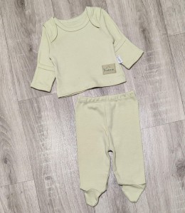 Комплект Findik «Однотонний» зелений, унісекс 0-3-6 місяці