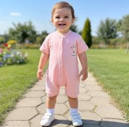 Пісочник Findik "Зайчик" персиковий, дівчинка 3-6-9 місяців