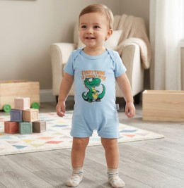 Пісочник Findik "Okay!" блакитний, хлопчик 3-6-9 місяців