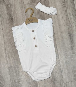 Боди Findik "Рюши", молочный, девочка 3-6-9-12-18 месяцев