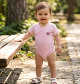 Боди Findik "W" розовый, девочка 0-3-6 месяцев