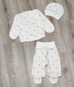 Комплект "Галочки" молочний, унісекс 0-3 місяців