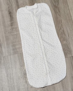 Кокон «Галочки» белый, унисекс 0-3 месяцев