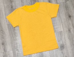 Футболка «Однотонная» оранжевый, унисекс 5-6-7-8-9 лет