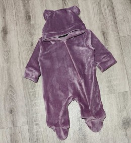 Человечек "Онднотонный" фиолетовый, девочка 3-6-9 месяцев