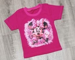 Футболка "Мышка" малиновый, девочка 1,5-2-3-4-5  лет