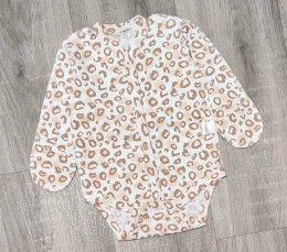 Боді "Плями" молочний, унісекс 0-3-6-9 місяців
