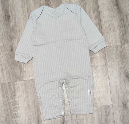 Человечек "Однотонный" серый, унисекс 6-9-12 месяцев