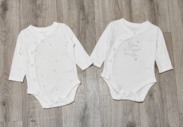 Боди "Микс рисунков" белый, унисекс 3-6 месяцев