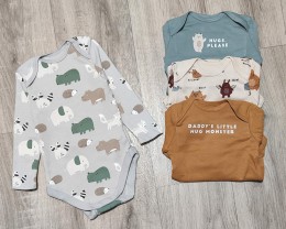 Боди "Микс рисунков" микс цветов, унисекс 18 месяцев