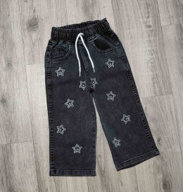 Джинсы Hiwro "Звездочки" серые, девочка 1-2-3-4 лет