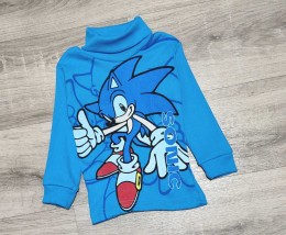 Водолазка "Ёж" голубой, мальчик 1-2-3-4-5 лет
