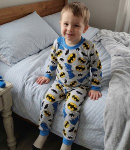 Пижама "Бетмен" серая, мальчик 2-3-4-5-6 лет