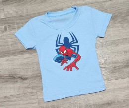 Футболка "Спайдермен" блакитний, хлопчик 1,5-3-5-7-9 років