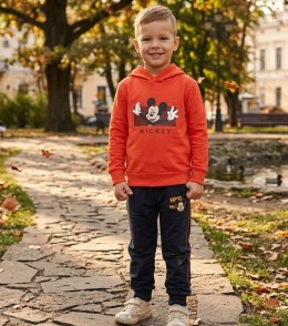 Костюм «Мышка» оранжевый, мальчик 6-18-24-36 месяцев