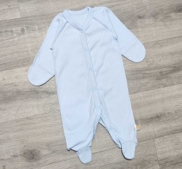 Человечек "Однотонный" голубой, мальчик 0-3-6-9-12 месяцев