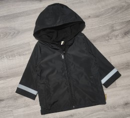 Ветровка  "Однотонная" , черный, мальчик 3-4-5-6-7-8 лет