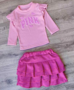 Костюм «Pink» розовый2, девочка 1,5-3-5-7 лет