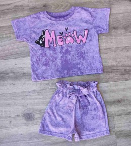 Костюм «Meow» фиолетовый(сиреневый), девочка 3-4-5-6 лет