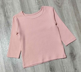 Реглан "Однотонный" розовый, девочка 9-12-18-24 месяцев
