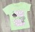 Футболка "Enjoy" зелений(салатовий), дівчинка 1,5-3-5-7-9 років, фото