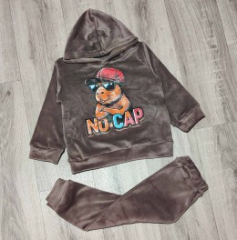Костюм "No cap" коричневий, хлопчик 3-5-7-9 років