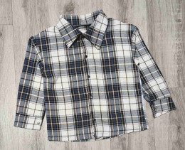 Сорочка« Клітина» сірий, хлопчик 6-7-8-9 років