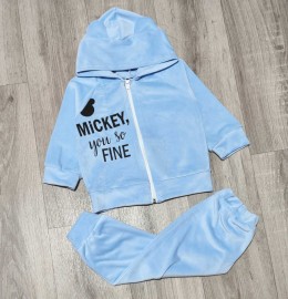 Костюм "Mickey fine" блакитний, хлопчик 1-2-3 років
