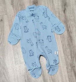 Чоловічок  "Звірятка" синій, хлопчик 0-3 місяців