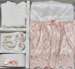 Комплект Baby Biss "Розочки" персиковый, девочка 3-6 месяцев