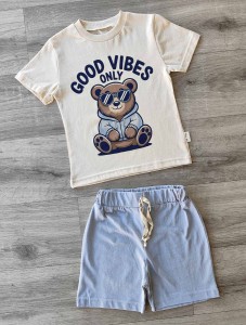 Костюм Iray kids "Good vibes" серый, мальчик 3-5-7-9 лет