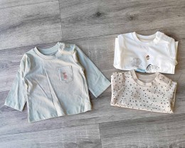 Реглан "Мікс малюнків" мікс кольорів, унісекс 3 місяців