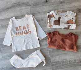 Костюм "Мікс малюнків" мікс кольорів, хлопчик 3 місяців