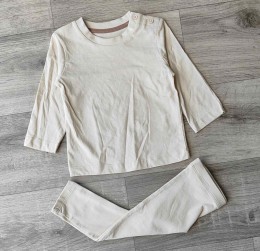 Костюм "Однотонный" бежевый, девочка 9 месяцев