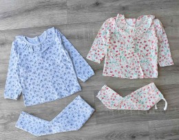 Костюм "Микс рисунков" микс цветов, девочка 6-12 месяцев