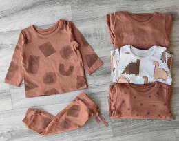 Костюм "Микс рисунков" микс цветов, унисекс 6 месяцев