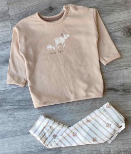 Костюм "Олененок" бежевый, унисекс 6 месяцев