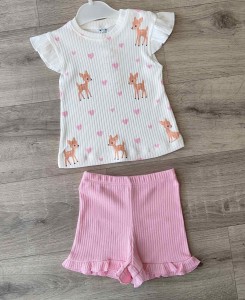 Костюм CGS "Оленята" рожевий, дівчинка 6-9-12-18 місяців