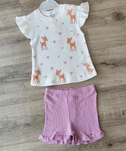 Костюм CGS "Оленята" фіолетовий, дівчинка 6-9-12-18 місяців