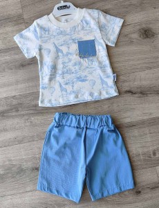 Костюм Babyhi "Zoo" голубой, мальчик 9-12-18 месяцев