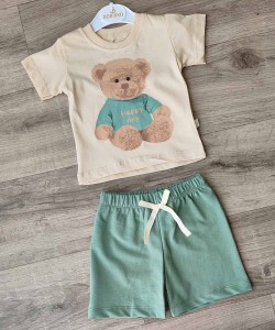 Костюм Bobisko "Happy day" зелений, хлопчик 9-12-18-24 місяців