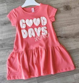 Платье My Bella "Good days" кораловый, 2-3-4-5 лет