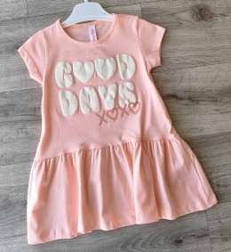 Платье My Bella "Good days" персиковый, 2-3-4-5 лет