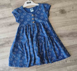 Платье Deco "Ромашки" синий(темный), 2-3-4-5 лет