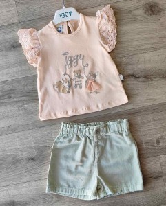 Костюм Iggy "Iggy" персиковый, девочка 9-12-18-24 месяцев