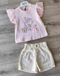 Костюм Iggy "Iggy" розовый, девочка 9-12-18-24 месяцев