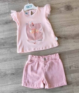 Костюм Iggy "Фламинго" розовый, девочка 9-12-18-24 месяцев