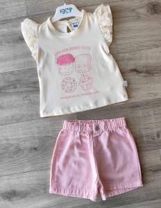 Костюм Iggy "Spread love" бежевый, девочка 9-12-18-24 месяцев